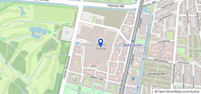 Map of Bella Center