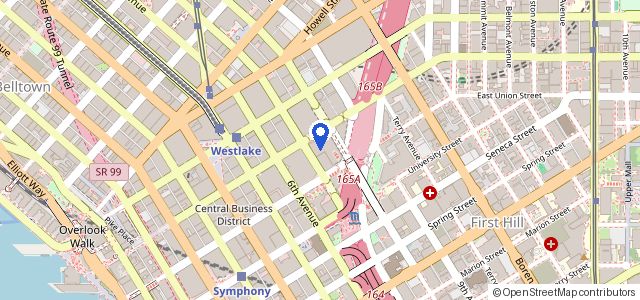 Map of Seattle Convention Center