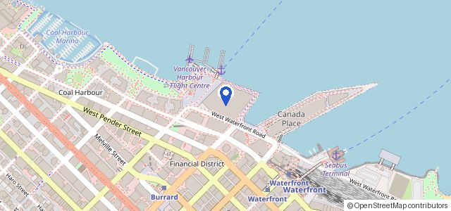 Map of Vancouver Convention Centre