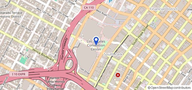 Map of Los Angeles Convention Center